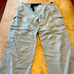 Men’s EMS Convertible Zip Off Pants for Hiking Travel size 38